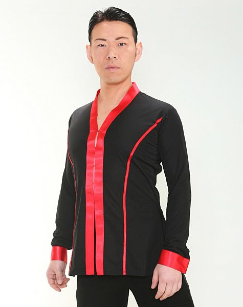 男性用ラテン衣装の通販 ショールカラー シャツジャケット GRACE