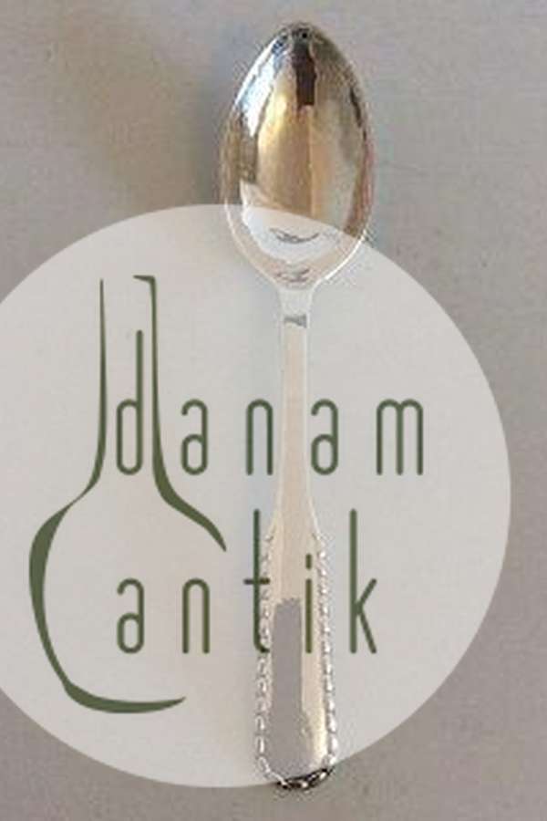 ジョージ ジェンセン パールシルバー デザートスプーン No 021。