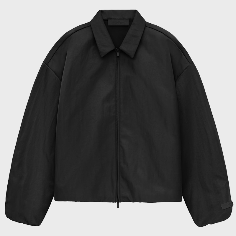 Oversized Essentials Fear Of God State Jacket in Black - Danezon