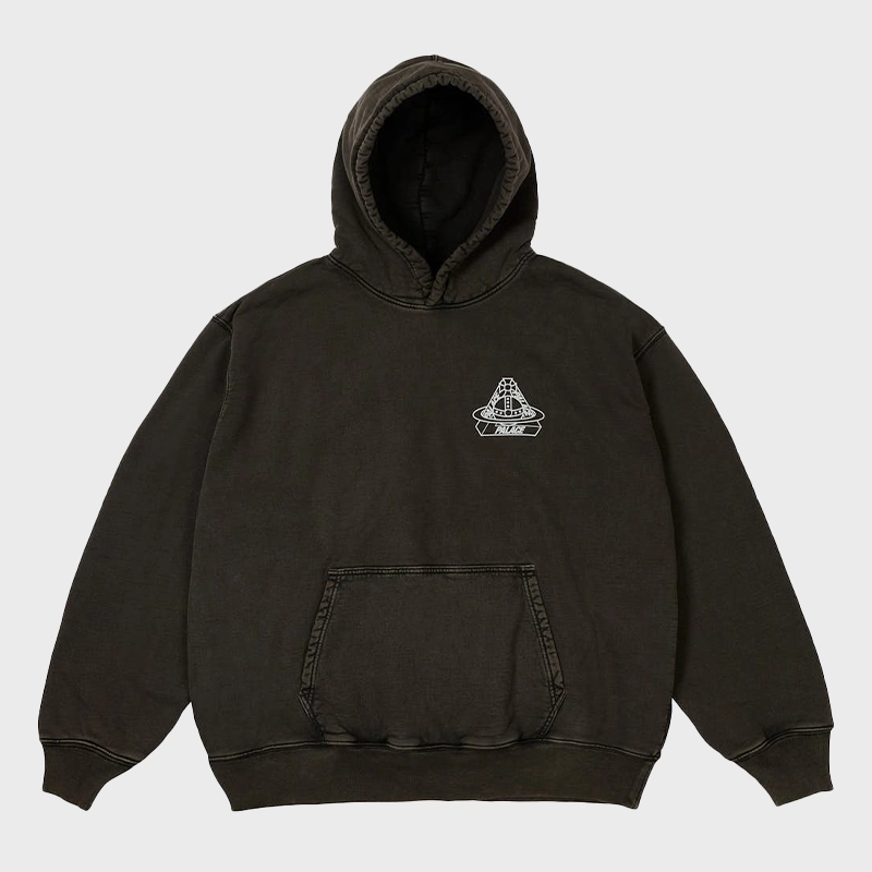 Palace x Vivienne Westwood Oversized Black Hoodie - Danezon