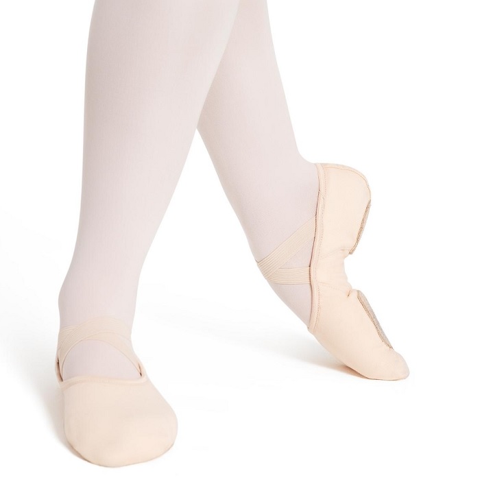 バレエ用品のカペジオ HANAMI ストレッチバレエシューズ｜ライトピンク