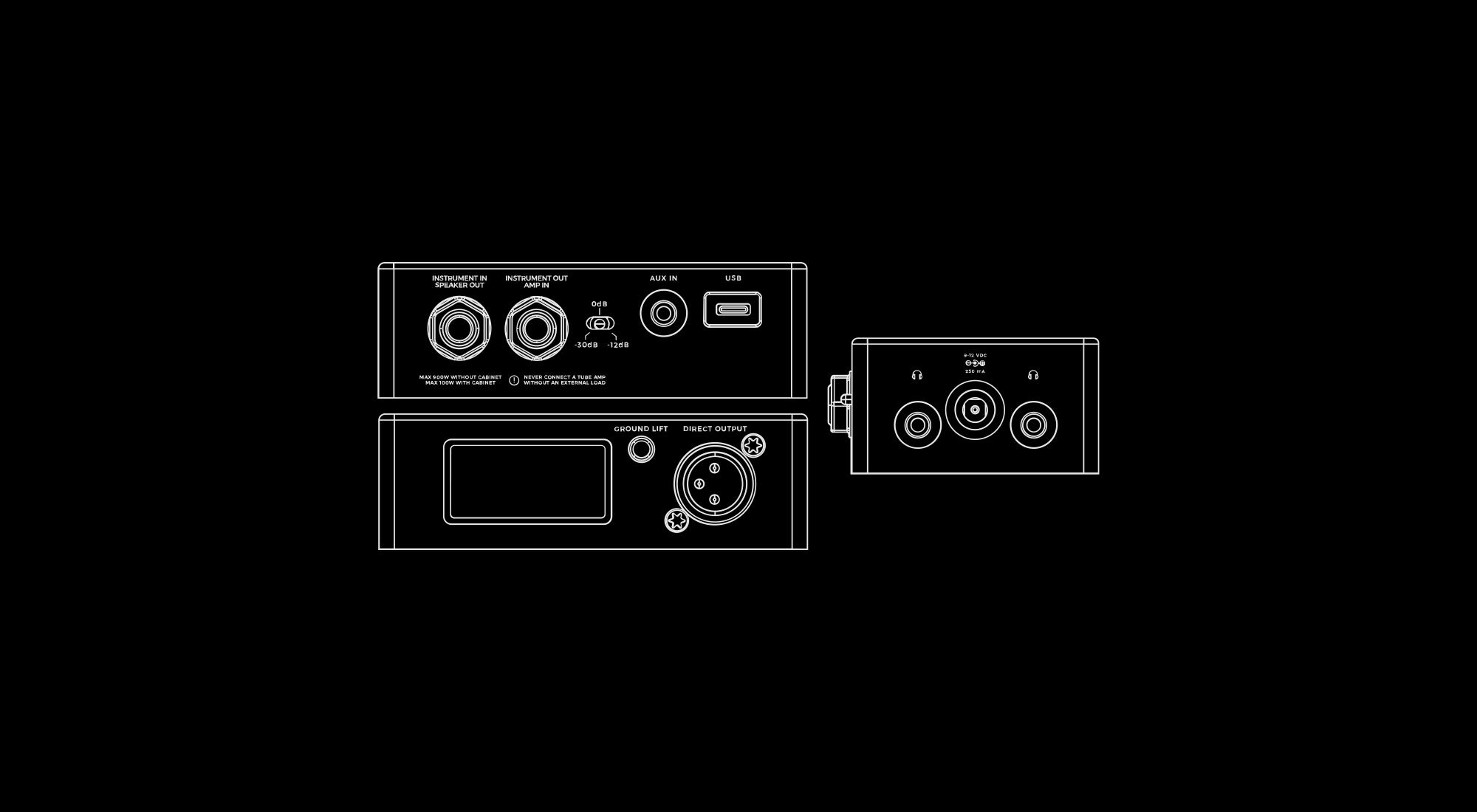 Element Cabsim Headphone Amp – Darkglass