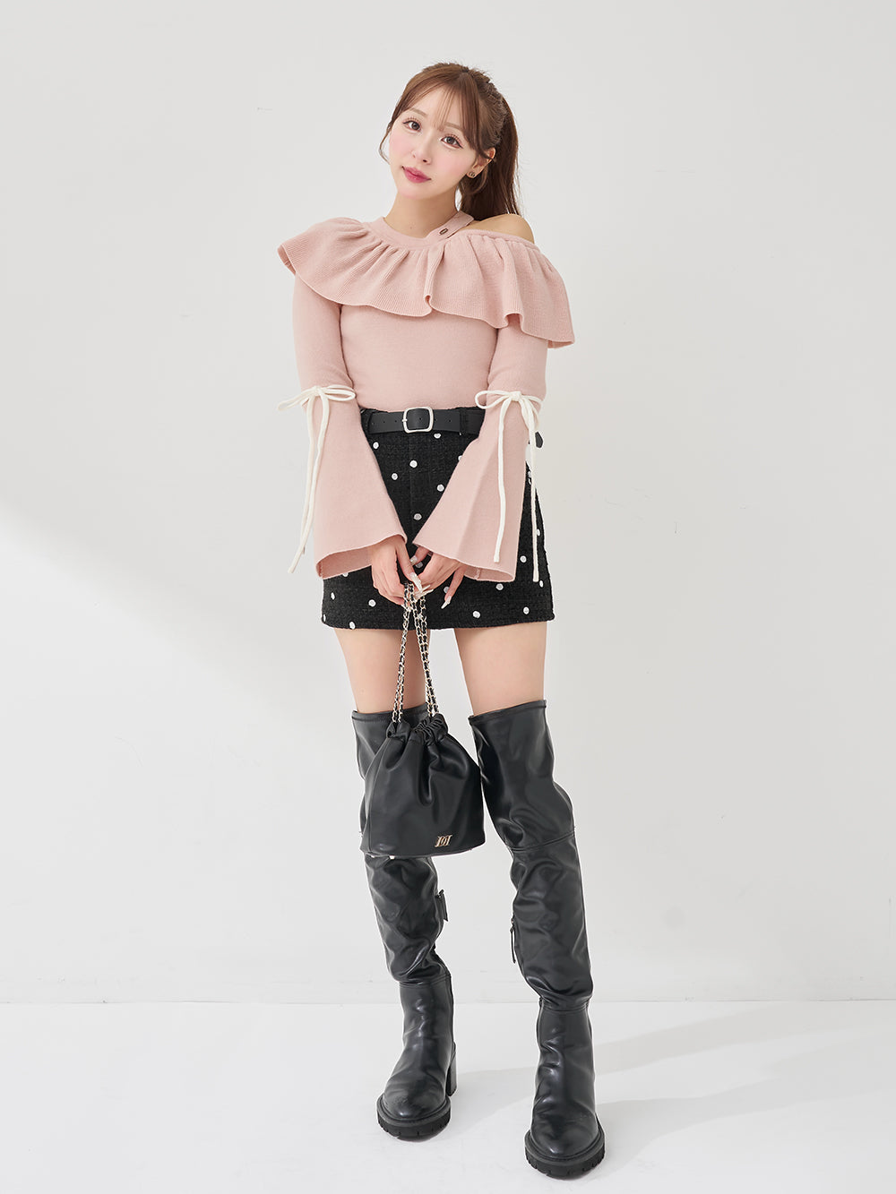 ベルスリーブフリルニットトップス – Darich (ダーリッチ)