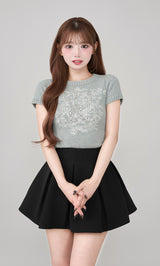 DRビジューフラワーニットトップス – Darich (ダーリッチ)