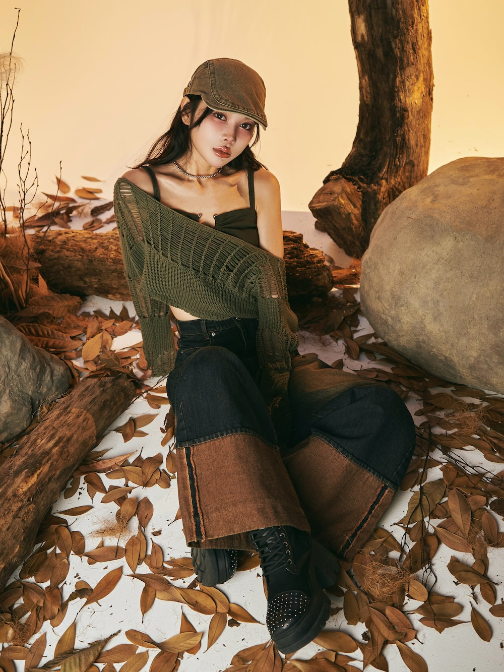 ビンテージライクワイドデニムパンツ – Darich (ダーリッチ)