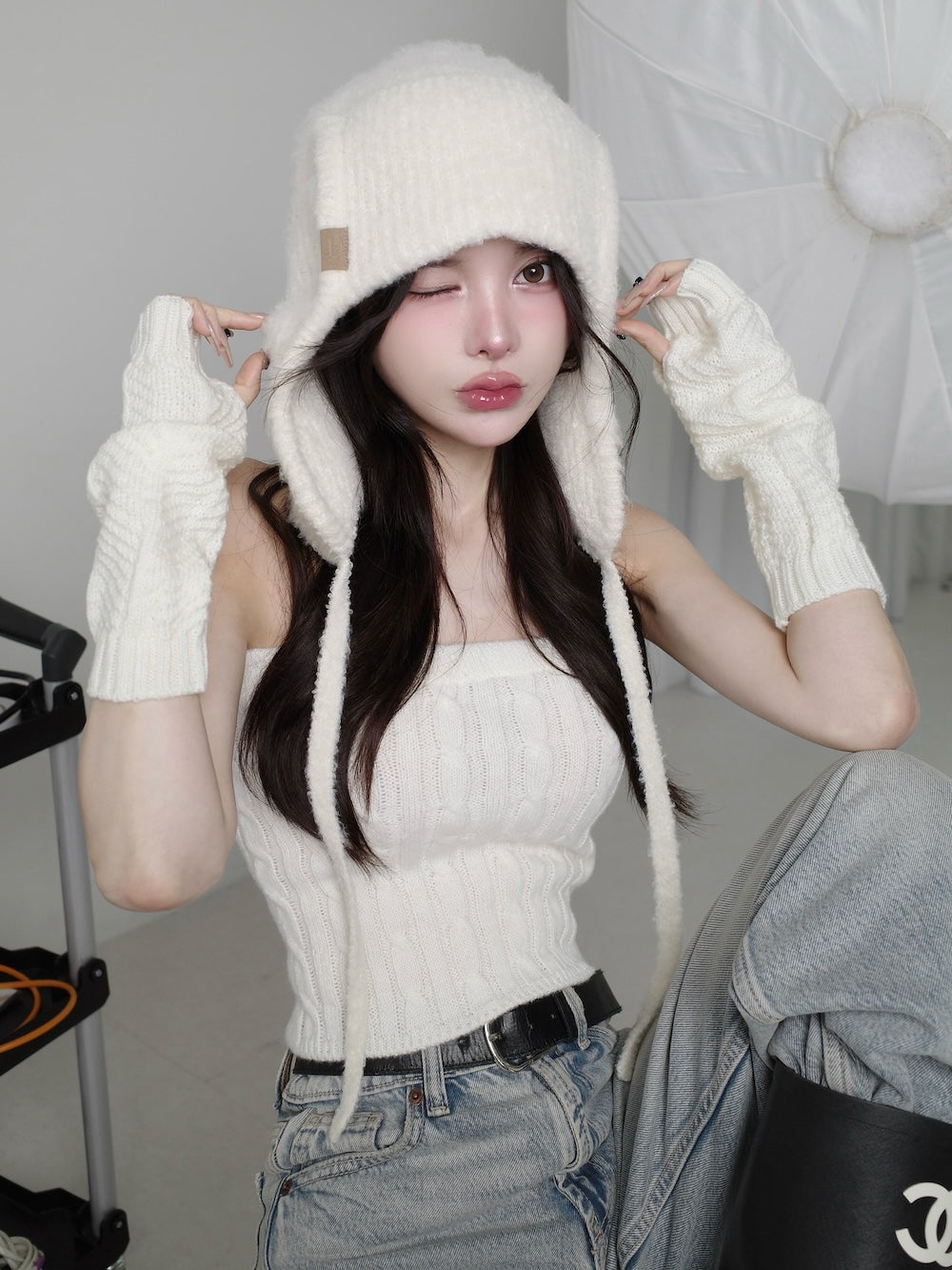 レザータグパッチフライトキャップ – Darich (ダーリッチ)