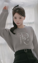 DRビジューボリュームリブニットトップス – Darich (ダーリッチ)