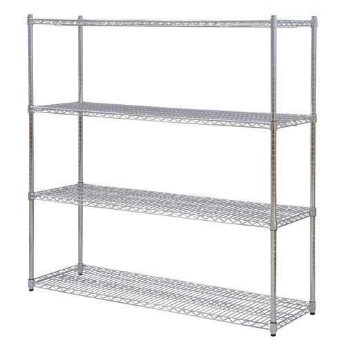 25φスチールラックセット 4段 1515 SR-1515 エイ・アイ・エス メタル