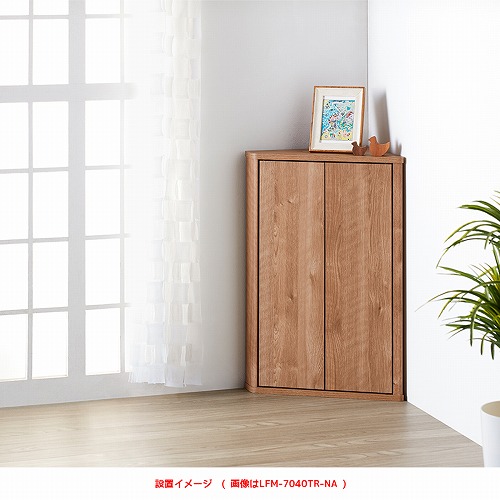 コーナーラック LFM-7040TR-NA LFM-7040TR-NA 朝日木材加工 扉付
