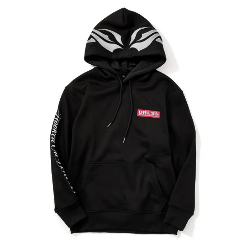 トライバル プルオーバーパーカー DRESS 釣ウエア・靴 M ブラック