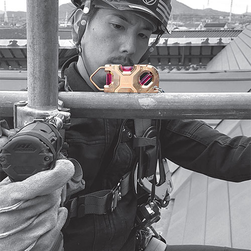 鳶レベル零ラムダ ED-TBZPGG-L エビス 水平器 グリーン