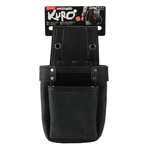 黒(KURO) 釘袋 スリム スィングポケット仕様 SSL-NB-10 SK11 道具袋 釘