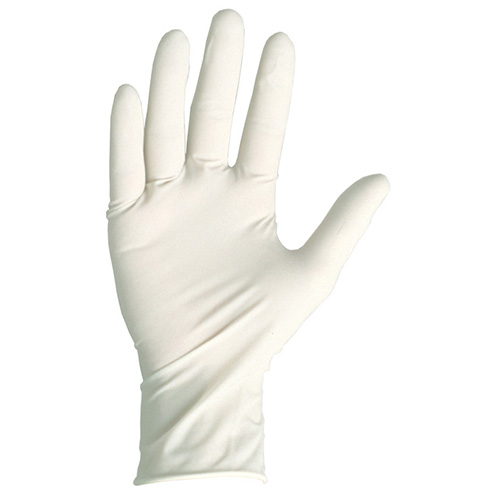 天然ゴム手袋極うす100枚粉付 9028 GILIO ゴム手袋 S ベージュ