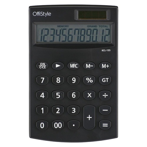 12桁卓上電卓 KCL-155 OffiStyle 電卓 | ホームセンター通販はDCM