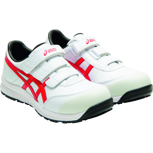 ウィンジョブCP301 ホワイト×クラシックレッド FCP301.10222.5