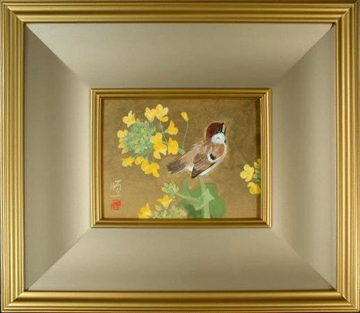 後藤順一 菜の花（日本画0号）