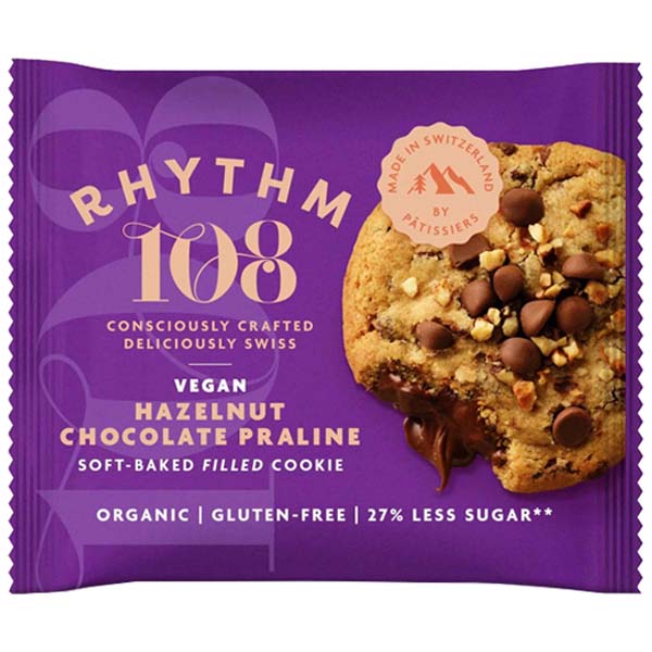 Rhythm 108 - Soft Baked Filled Cookies - H/Nut Choc Praline