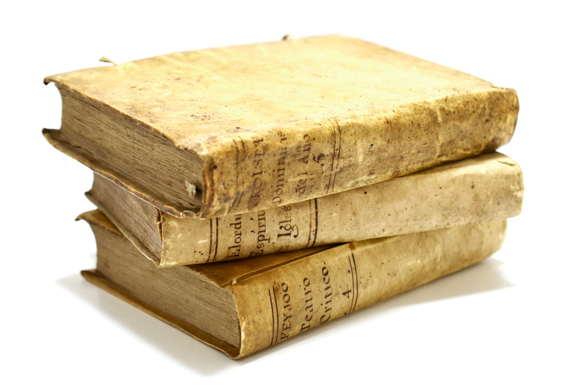 羊皮紙装のアンティーク洋書 1794年発刊のペルガミーノ