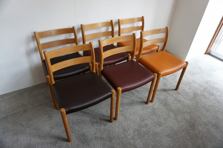 J.L.モラー ニールス・O・モラー ペーパーコードから本革への張替のご