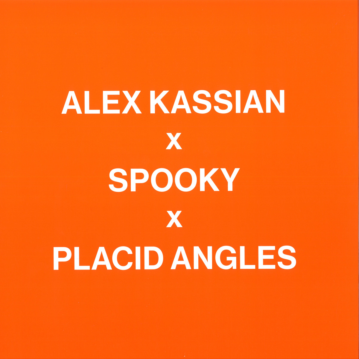 Alex Kassian X Spooky - Orange Coloured Liquid / Test Pressing