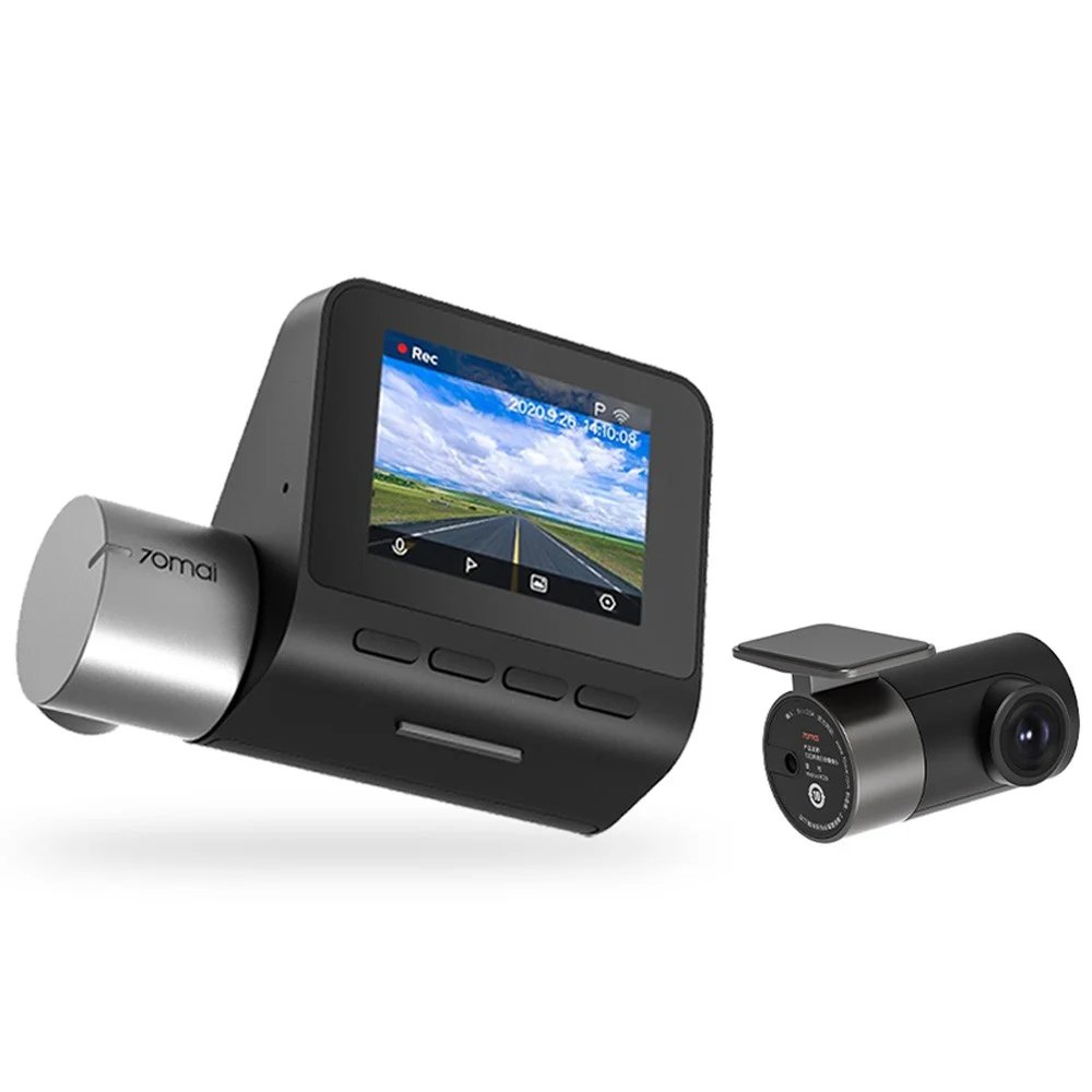 70mai Dash Cam Pro Plus+ Set A500S-1, Rear Cam included - English