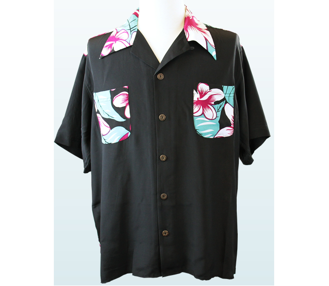 AVANTI アヴァンティ アロハシャツ HAWAIIAN MAIDEN シルク フラガール