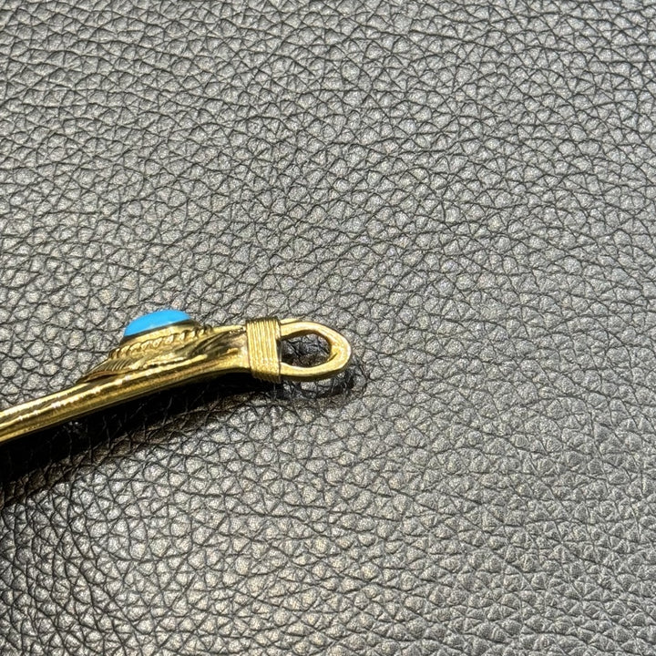 ゴローズ goro's [完品][超希少][現行]上金金縄TQ全金特大フェザー(右