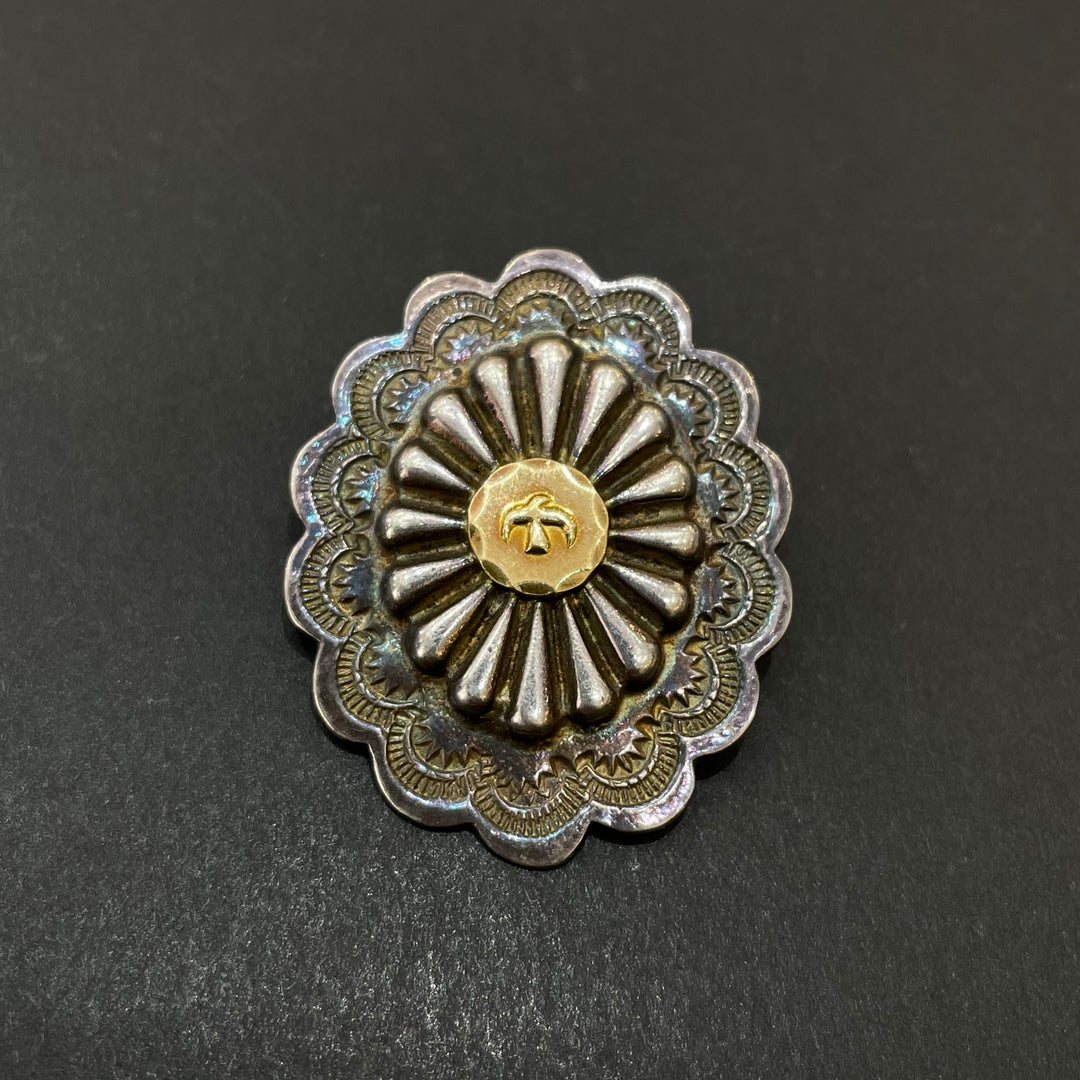 ゴローズ goro's [新品]K18付フラワーコンチョ(縦)※巾着用/雰囲気抜群