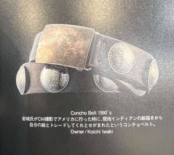 ゴローズ goro's [超希少]4cm可動式プレーン角バックルベルト(黒)※裏16