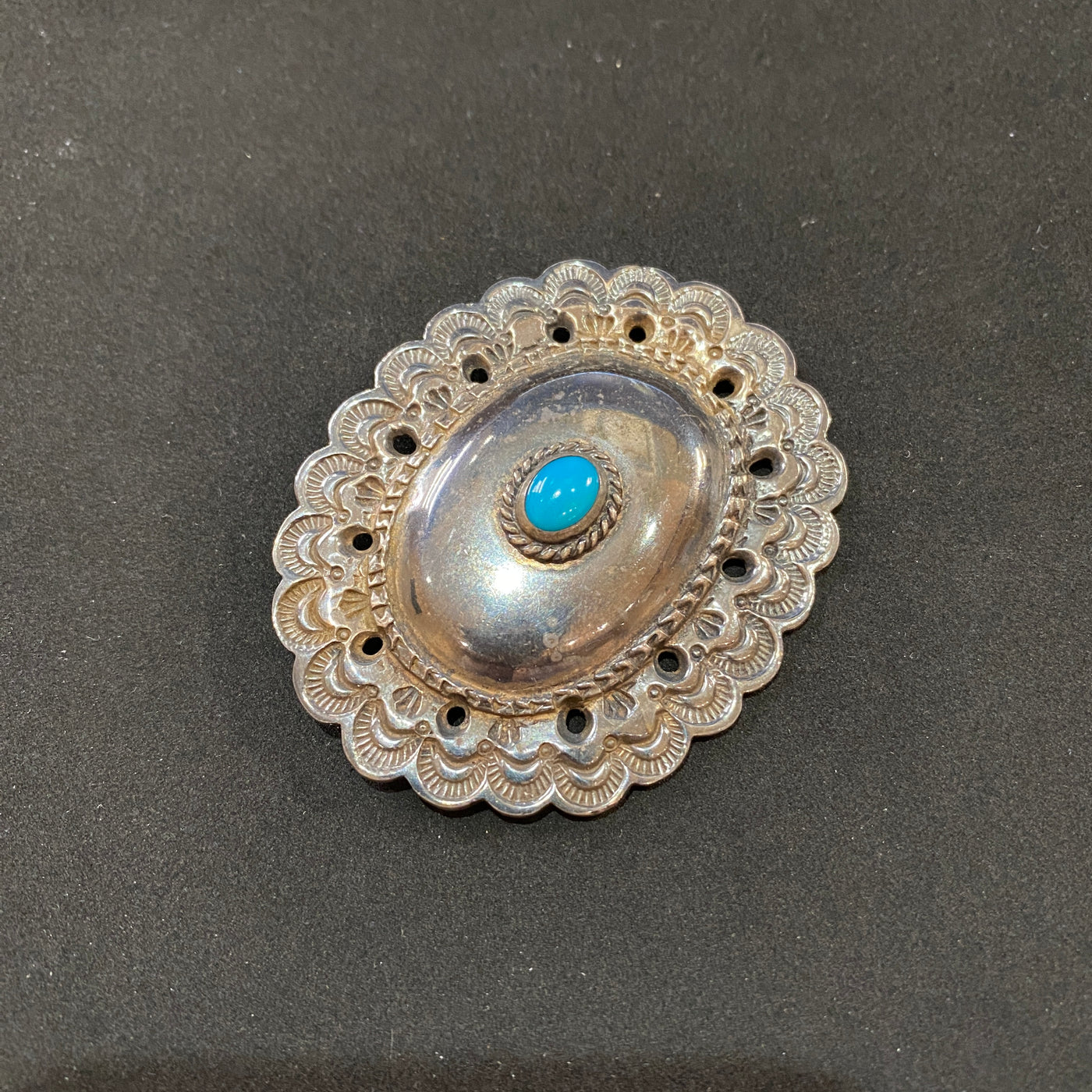 ゴローズ goro's [超希少]OLD銀縄TQ特大コンチョ – DELTAone