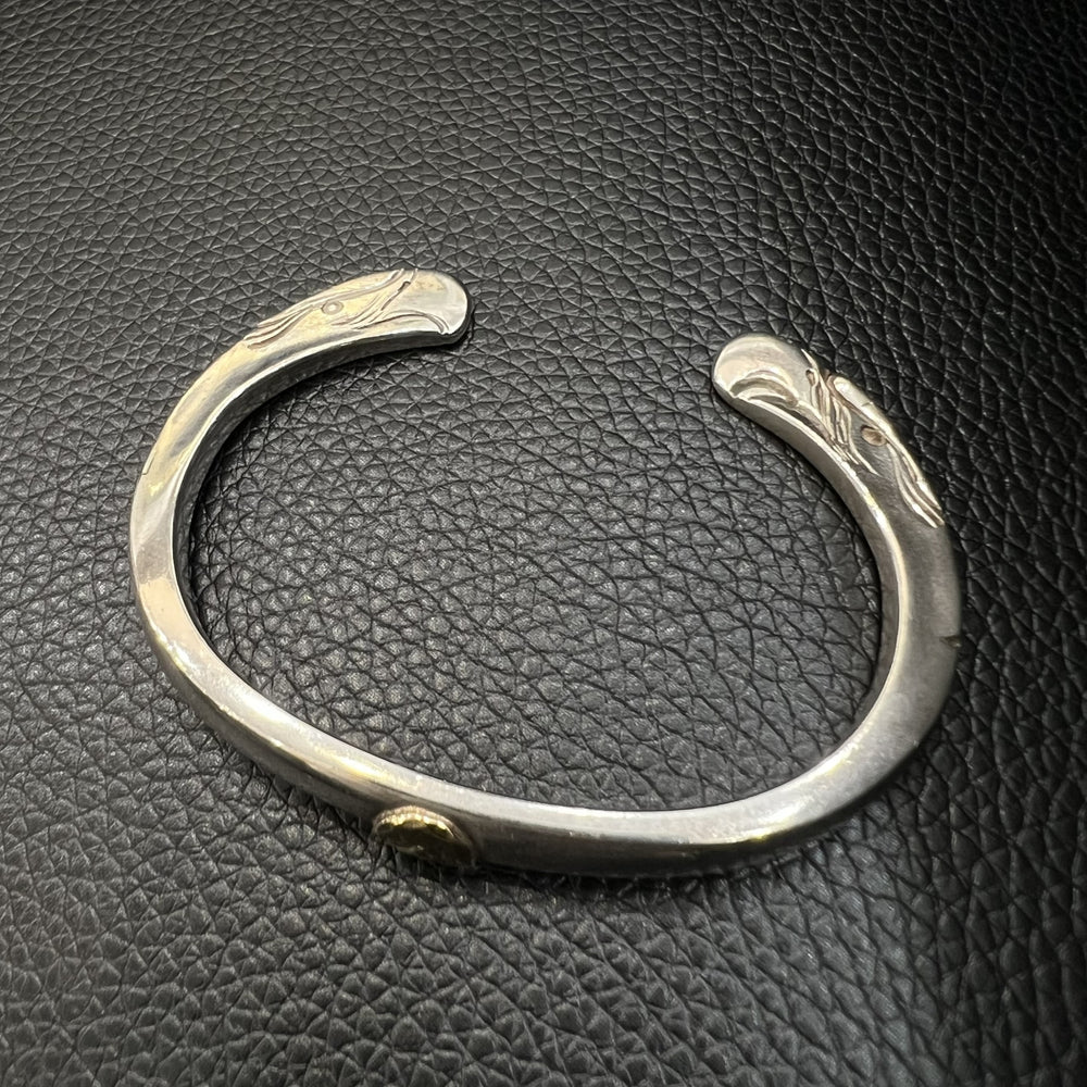 ゴローズ 顔ブレス M SV950 18金 超お得！Smoker ゴローズ 顔ブレス M