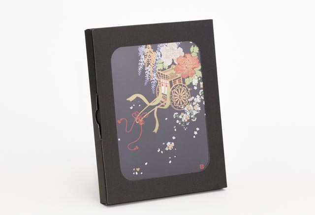 うるし 花ぐるま｜高級感あふれる祝電台紙 | 電報の申込はKDDIグループ