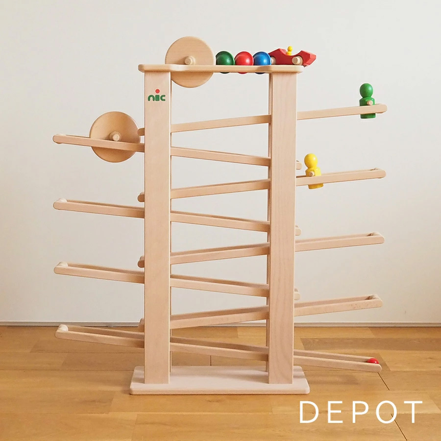 ニック社 ニックスロープ ミディ 高さ65cm nic ビー玉転がし 玉落とし