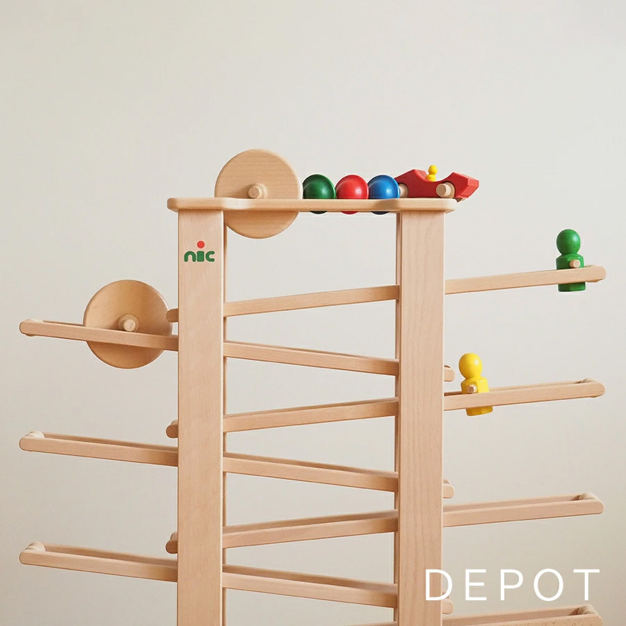 ニック社 ニックスロープ ミディ 高さ65cm nic ビー玉転がし 玉落とし