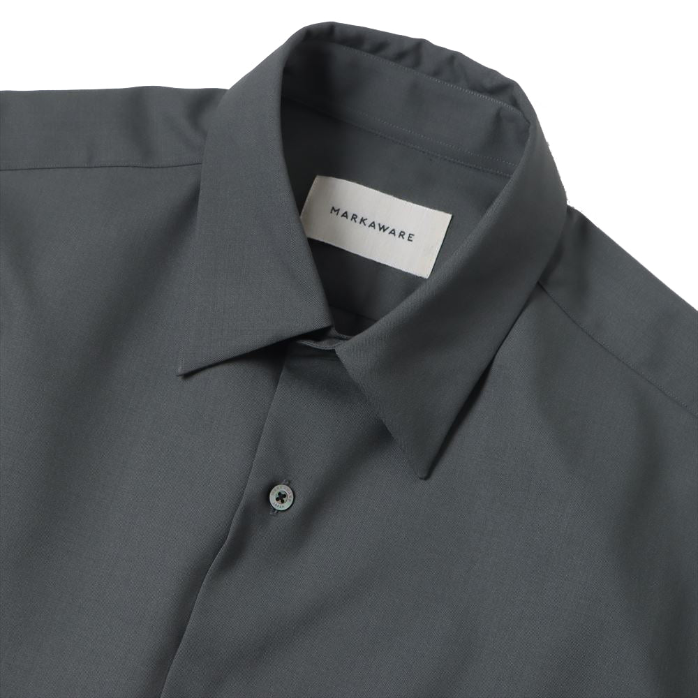 MARKAWARE(マーカウェア) - COMFORT FIT SHIRT ORGANIC WOOL 2/80