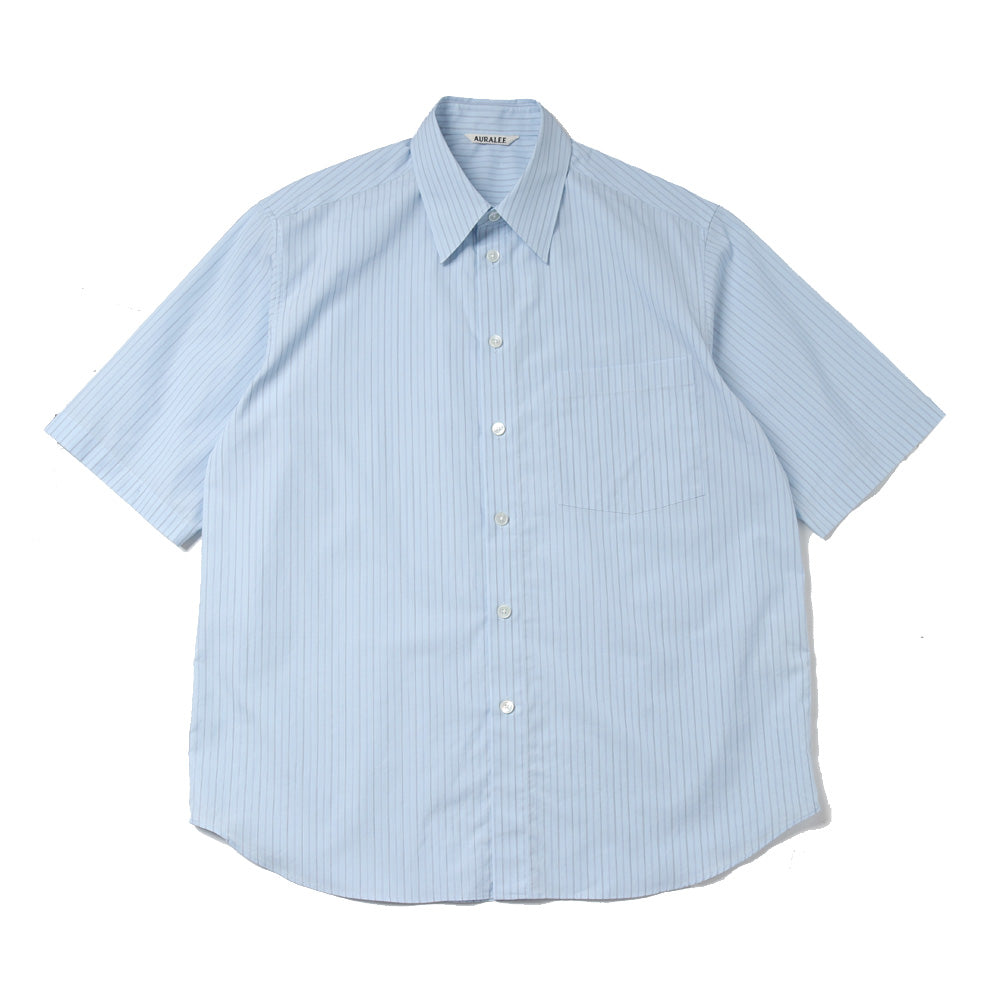 AURALEE(オーラリー) SUVIN HIGH COUNT CLOTH STRIPE HALF SLEEVED
