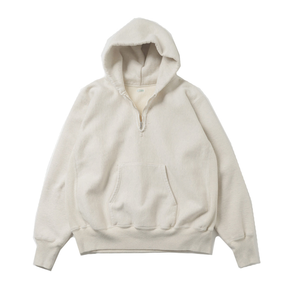 A.PRESSE (ア プレッセ) Vintage Half Zip Sweat Hoodie 25SAP-05-07K