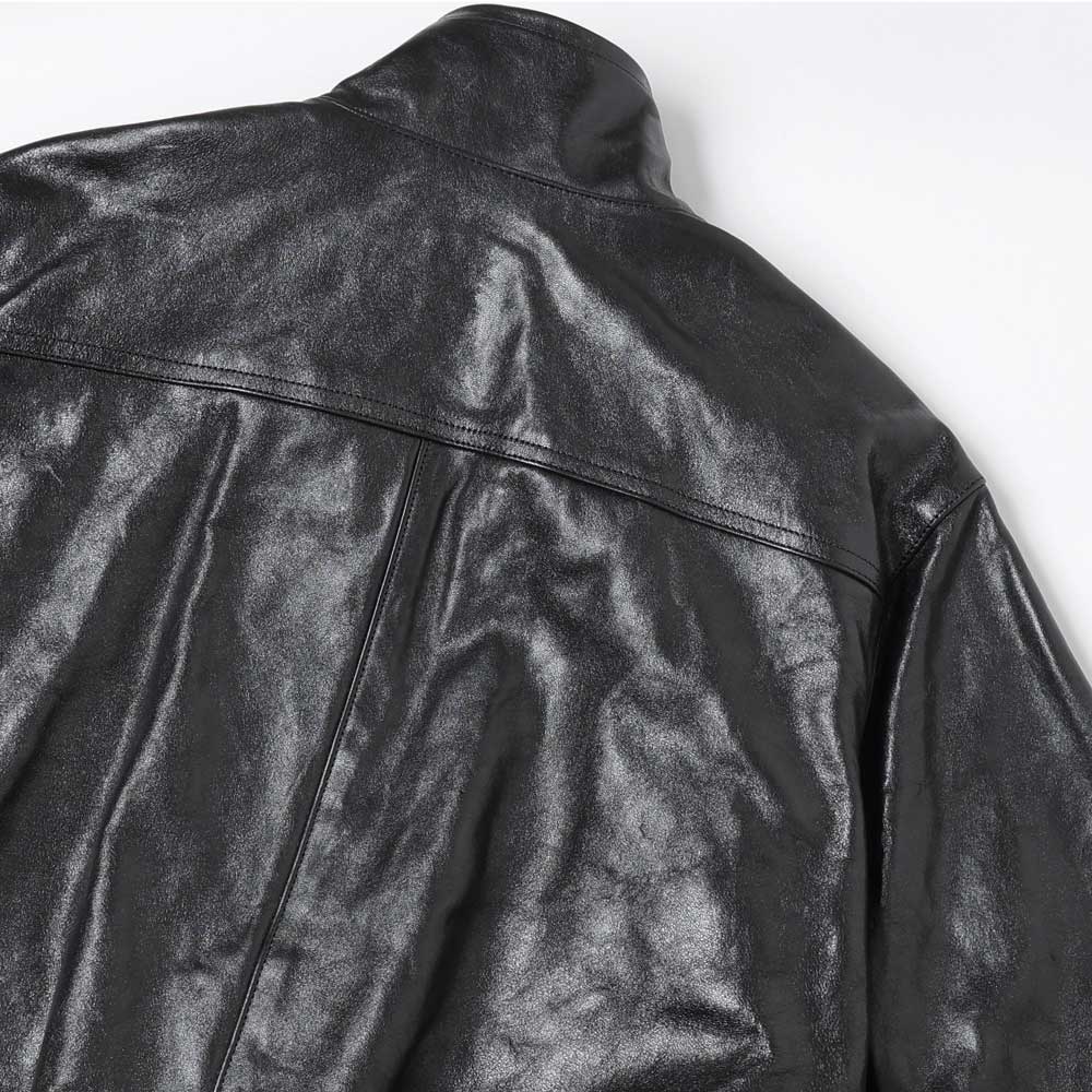LAMB LEATHER ZIP BLOUSON A25AB01WX (A25AB01WX) | AURALEE / JACKET