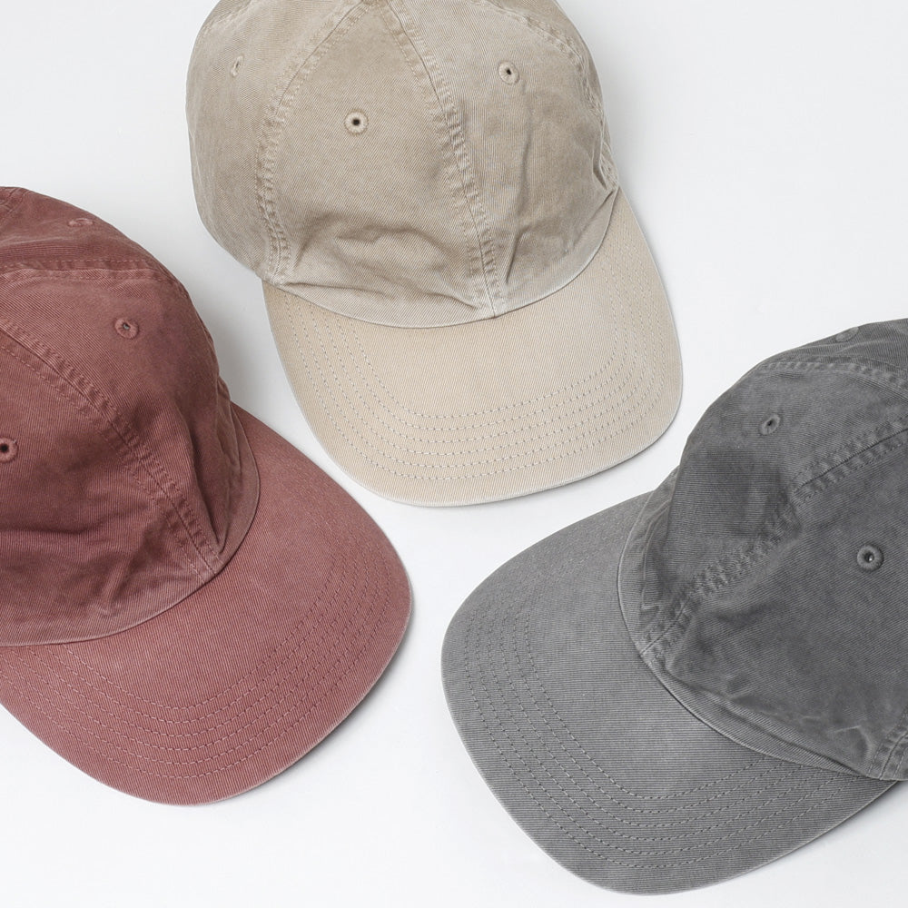 AURALEE) GARMENT-DYED FINX CHINO CAP MADE BY KIJIMA TAKAYUKI