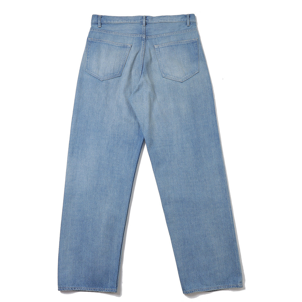 AURALEE(オーラリー)SELVEDGE FADED LIGHT DENIM WIDE PANTS A25SP03DE