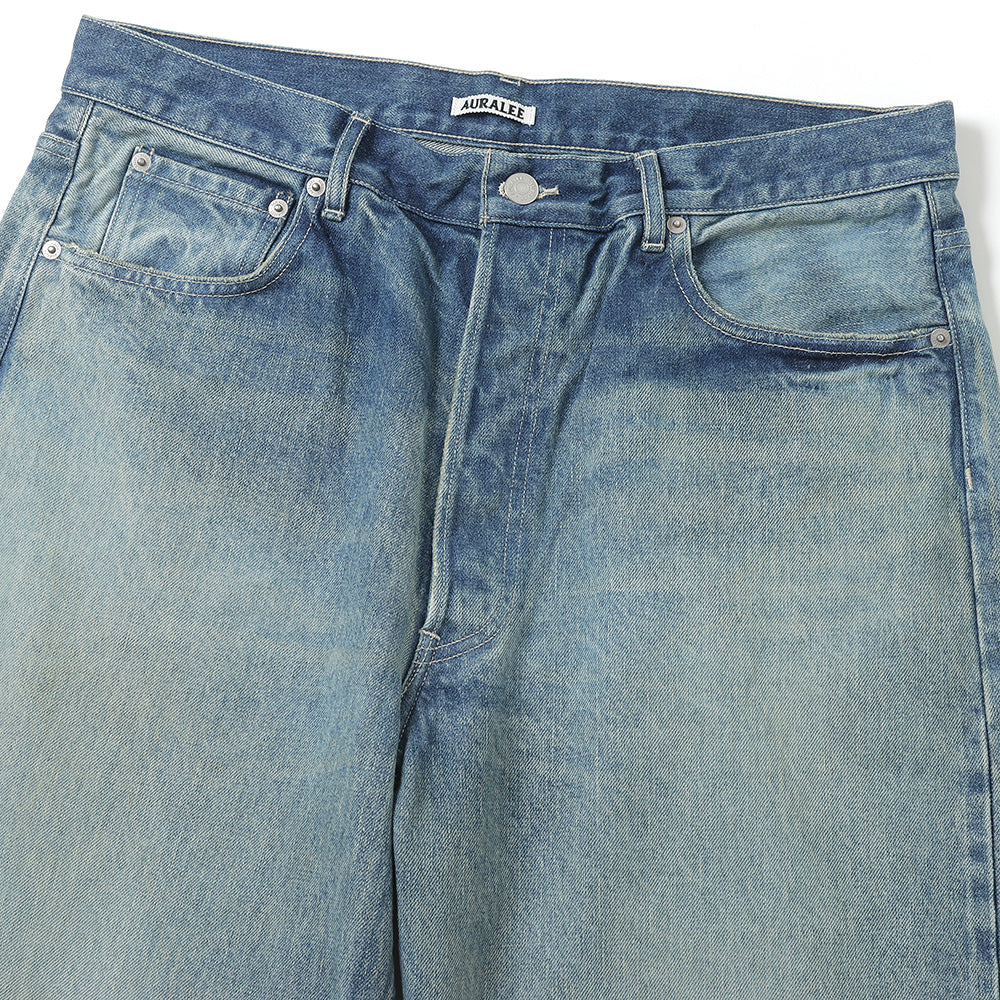 AURALEE(オーラリー)SELVEDGE FADED HEAVY DENIM WIDE PANTS A24AP02DH