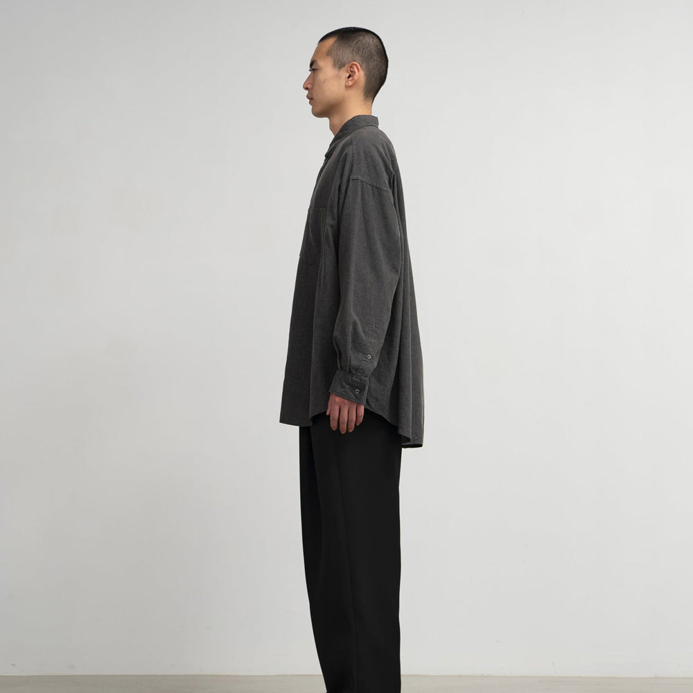 Graphpaper) Linen Cupro L/S Oversized B.D Shirt (GM241-50238