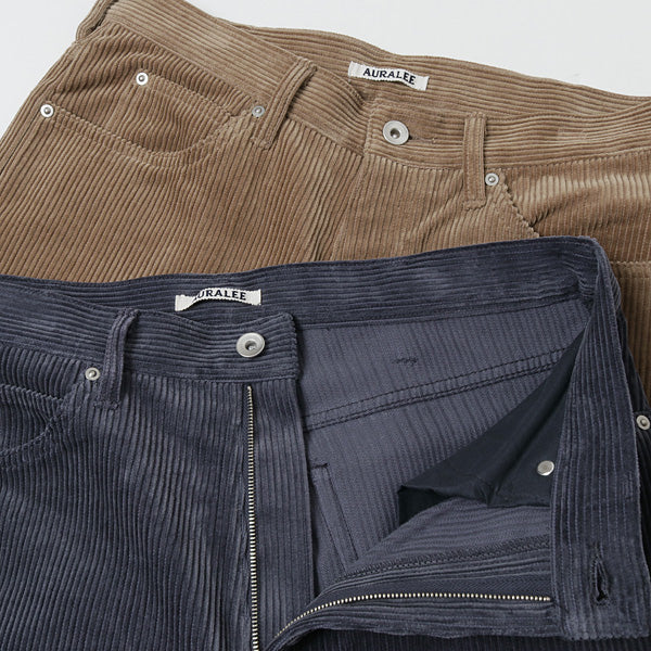 WASHED CORDUROY 5P PANTS (A9AP03FN) | AURALEE / Cut and Sew (MEN