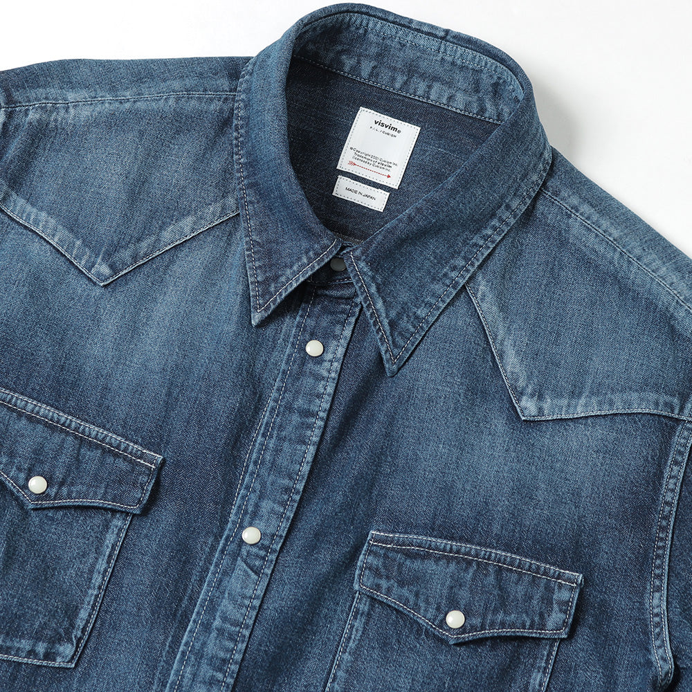 visvim (ビズビム)SOCIAL SCULPTURE SHIRT DMGD (0125105007001