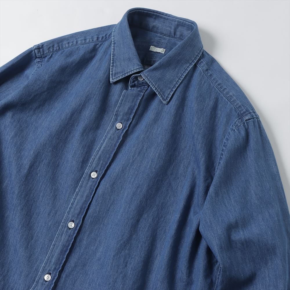 A.PRESSE (ア プレッセ) Washed Denim Shirt 24SAP-02-04H (24SAP-02