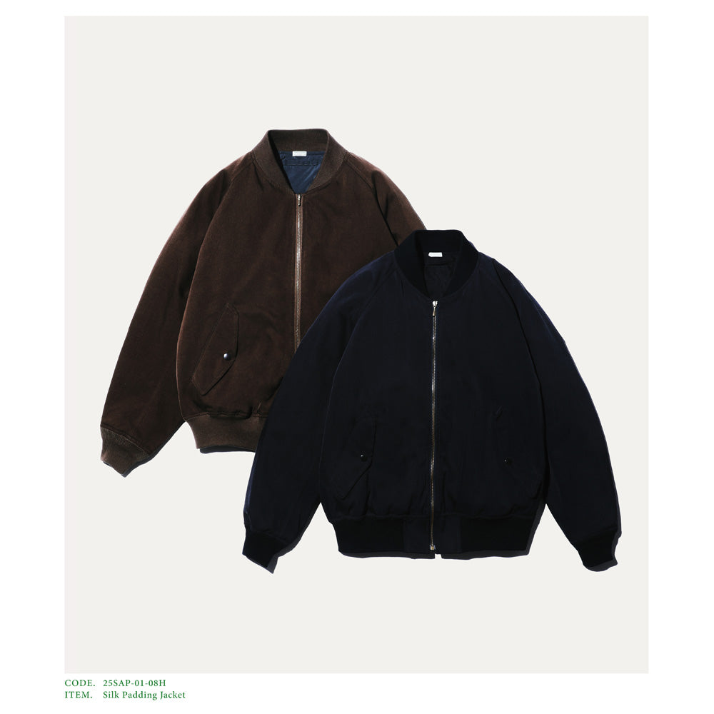 A.PRESSE (ア プレッセ) Silk Padding Jacket 25SAP-01-08H (25SAP-01