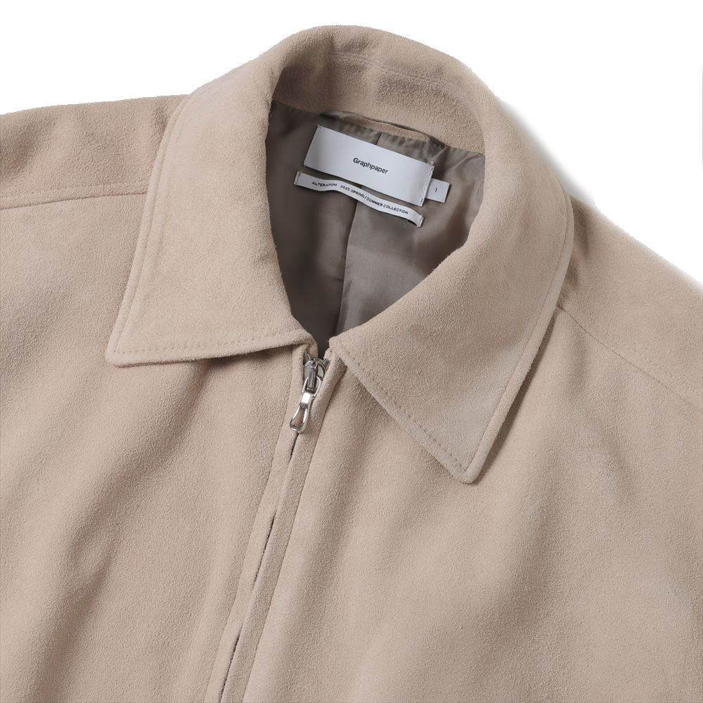 Graphpaper) Goat Suede Blouson (GU251-30249) | Graphpaper