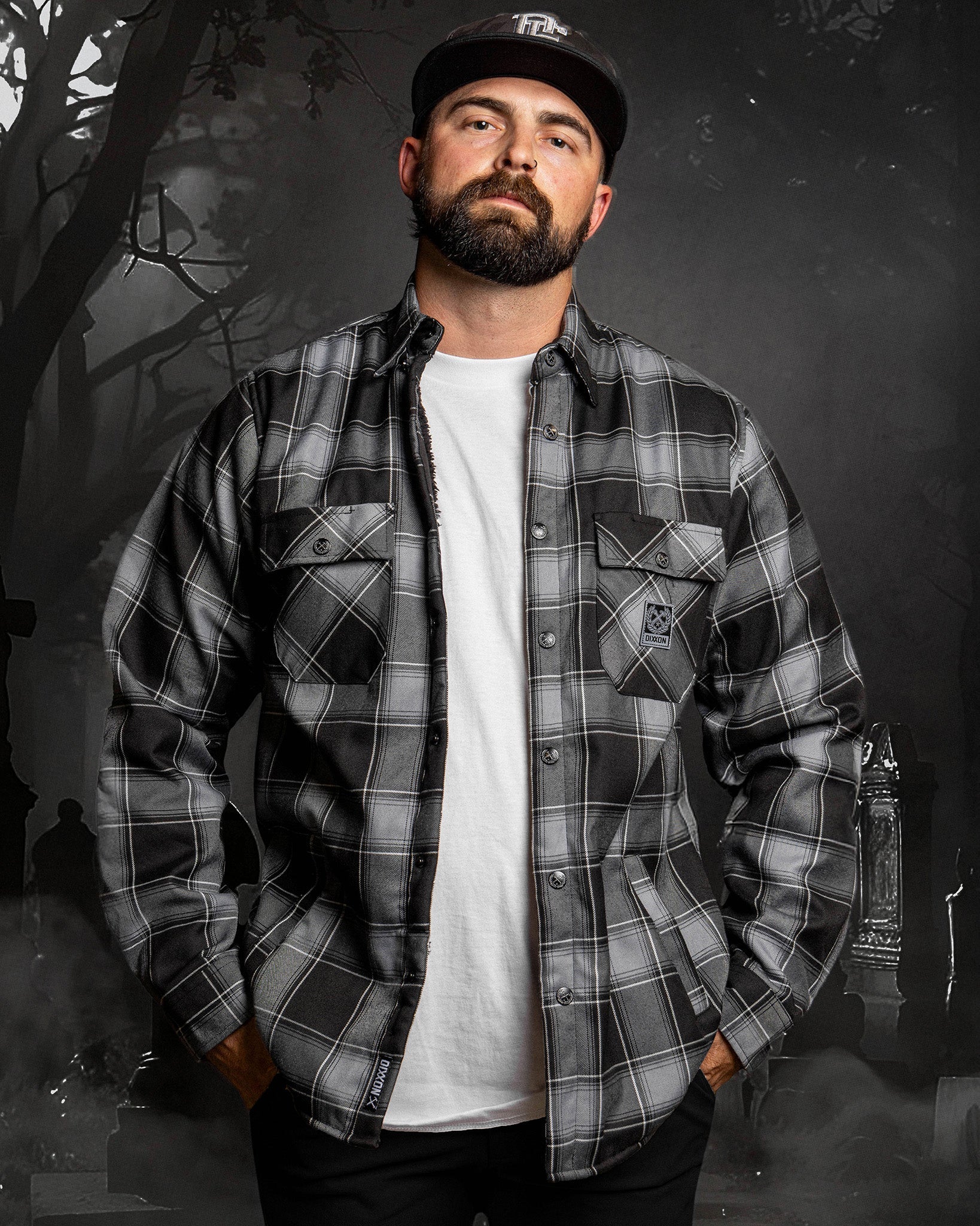 Dixxon Graveyard Sherpa Flannel Jacket: Shop Now