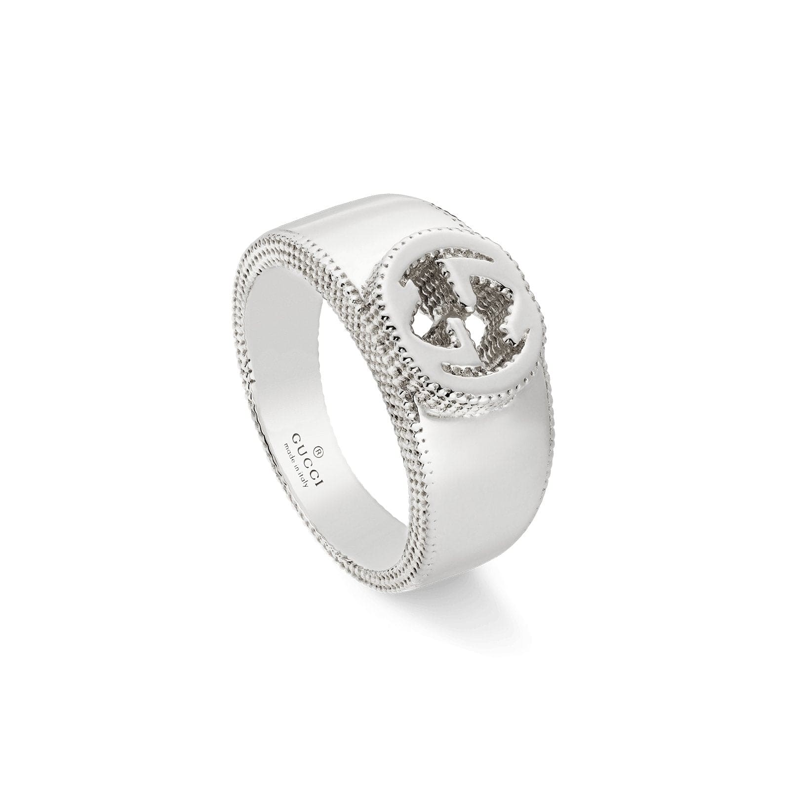 Interlocking G Ring by GUCCI | Diamond Cellar