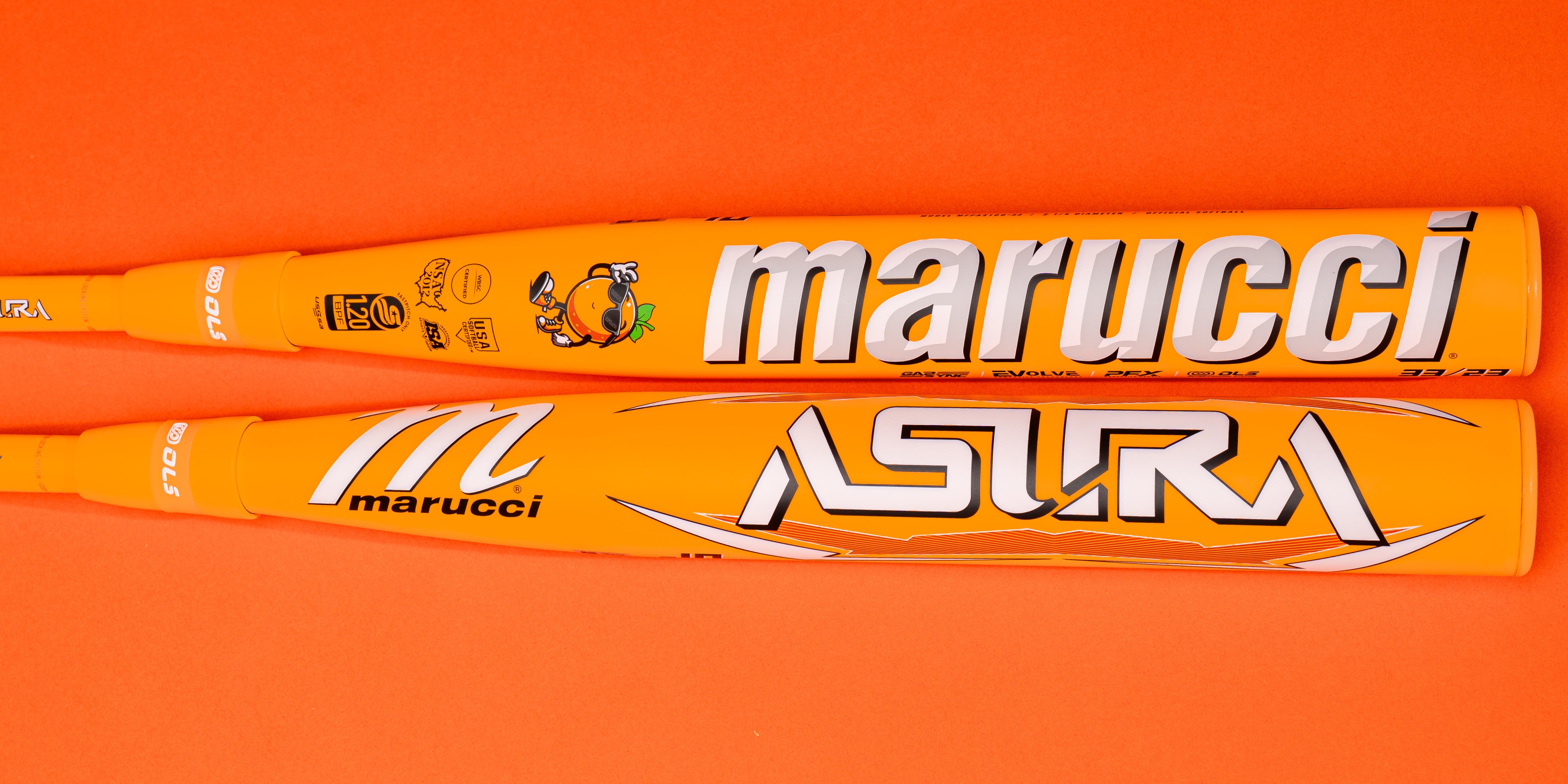 2025 Marucci ASURA Glow Citrus Spark (-10) Fastpitch Softball Bat